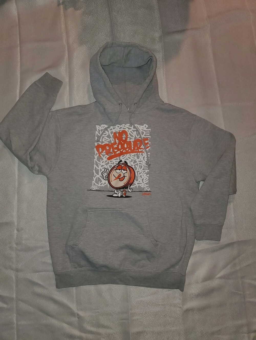 Logic No Pressure Merch Hoodie Grey Large